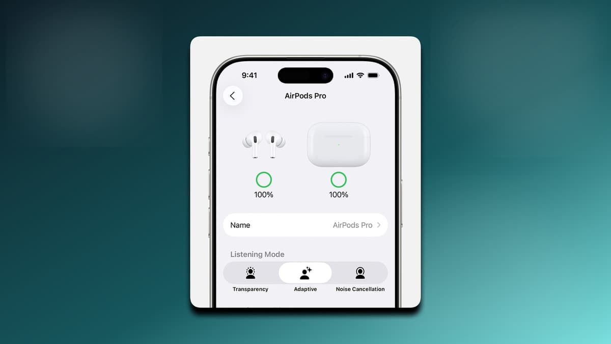 Как переключаться между шумоподавлением и прозрачностью на AirPods